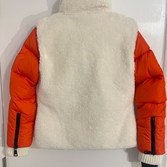 NWT, SAM Jacket, Orange and White Women's Jacket - Picture 5 of 8